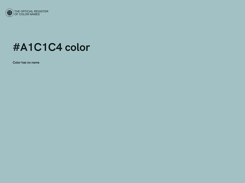 #A1C1C4 color image