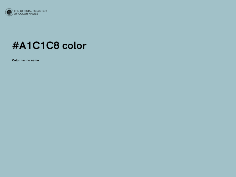 #A1C1C8 color image