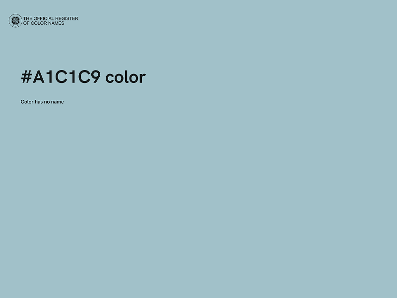 #A1C1C9 color image