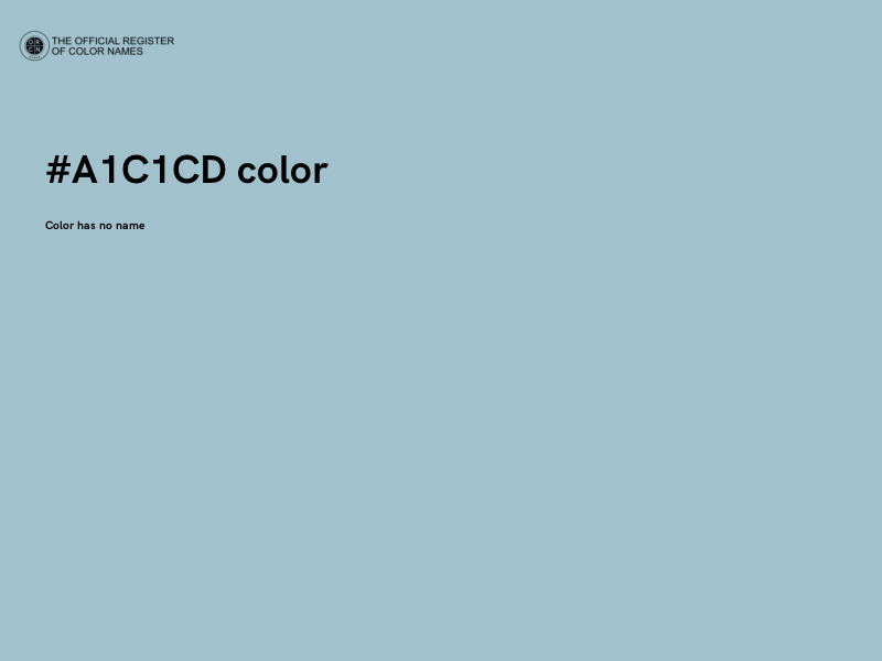 #A1C1CD color image