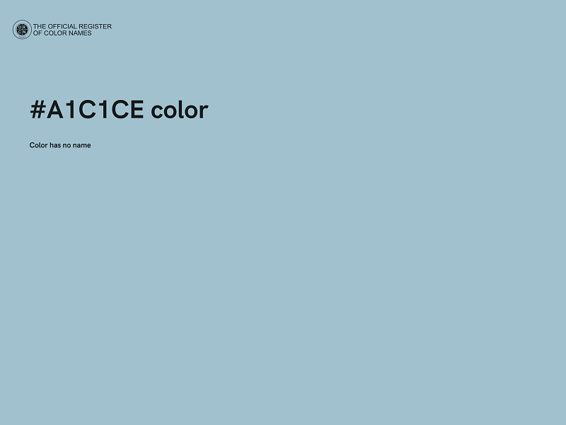 #A1C1CE color image