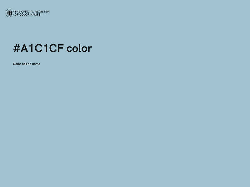 #A1C1CF color image