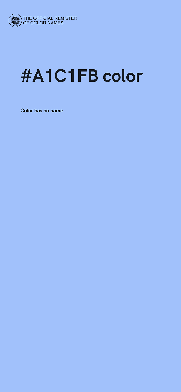 #A1C1FB color image