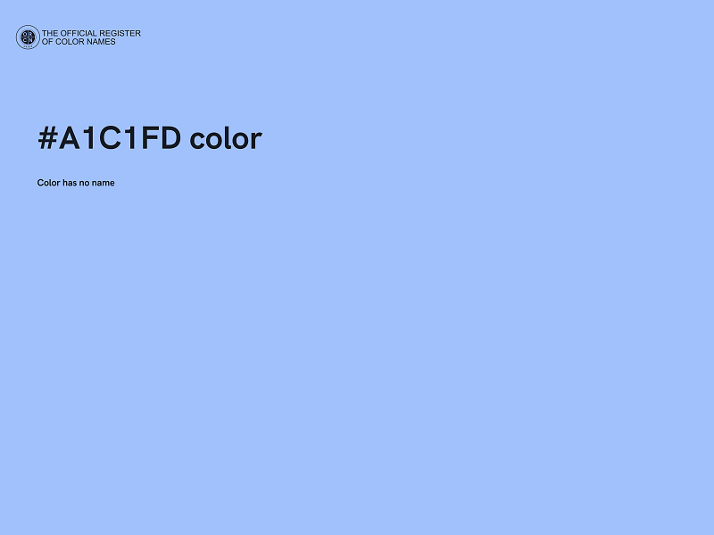 #A1C1FD color image