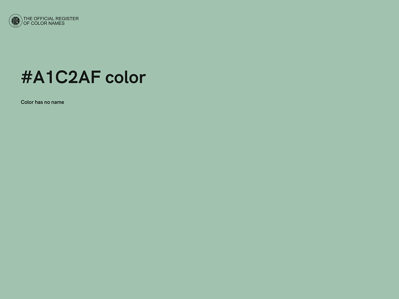 #A1C2AF color image
