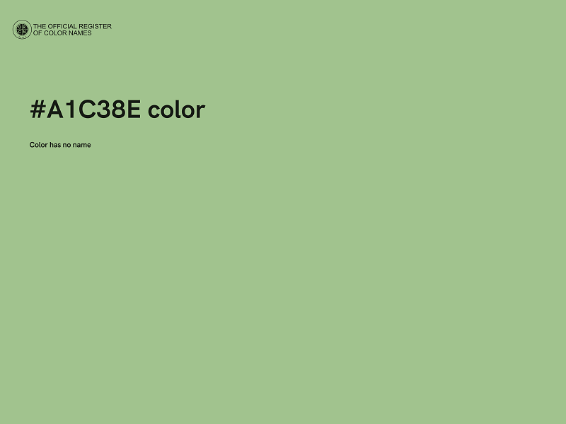 #A1C38E color image