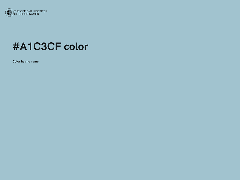 #A1C3CF color image