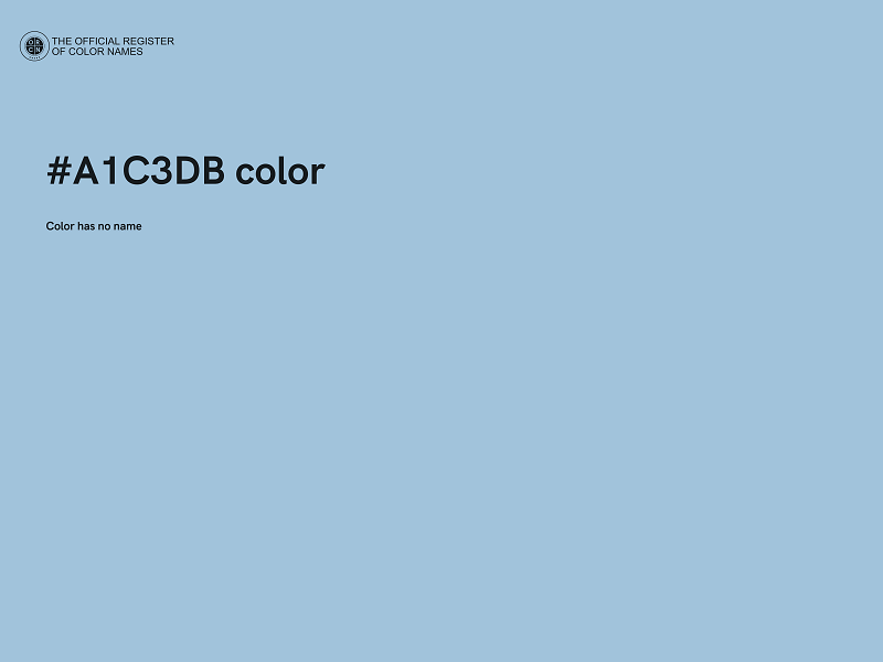 #A1C3DB color image