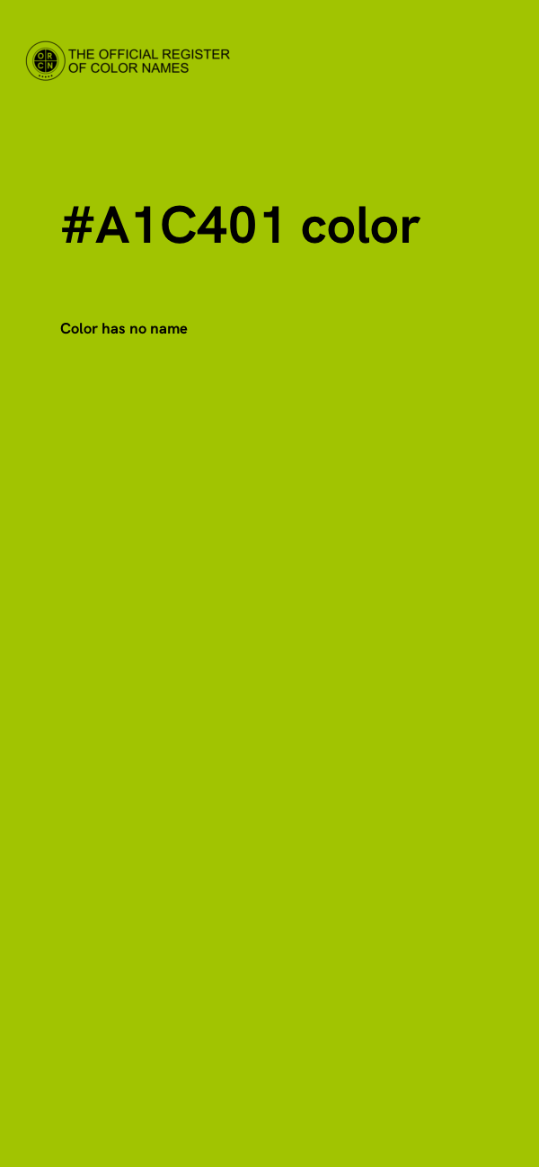 #A1C401 color image