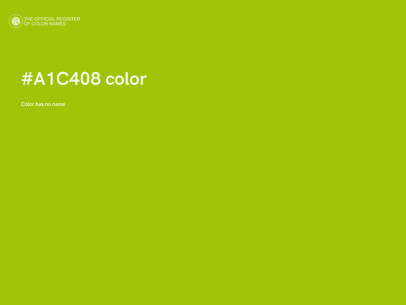 #A1C408 color image