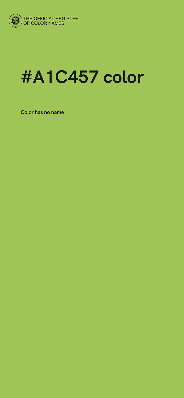#A1C457 color image