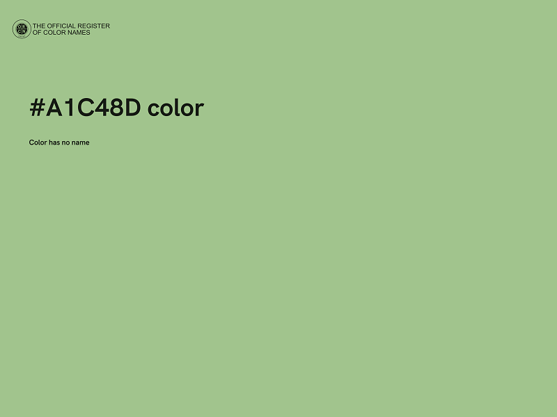 #A1C48D color image