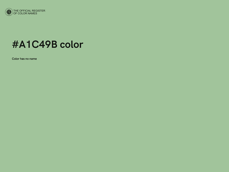 #A1C49B color image