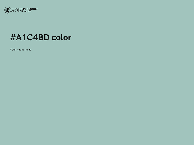 #A1C4BD color image