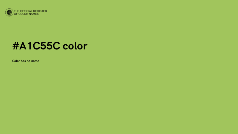 #A1C55C color image