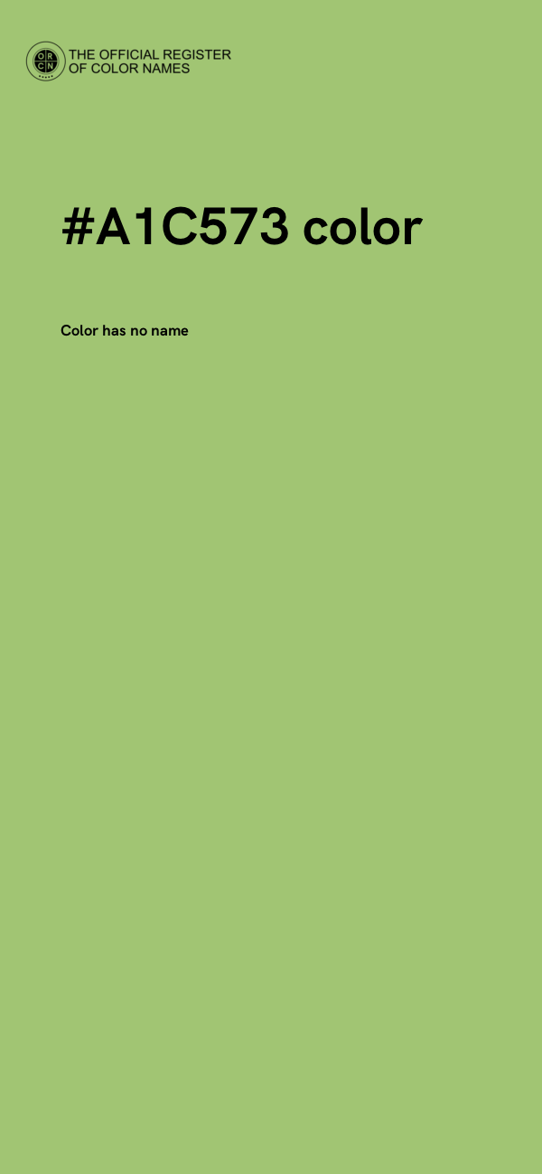 #A1C573 color image