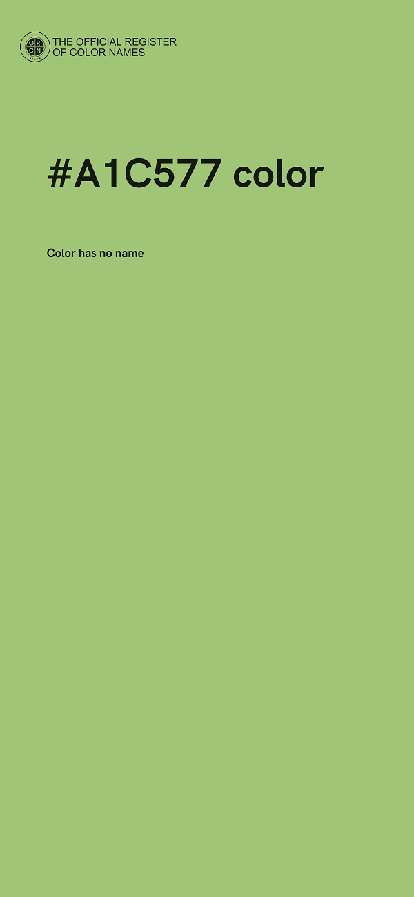 #A1C577 color image