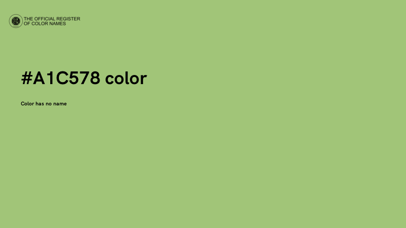 #A1C578 color image