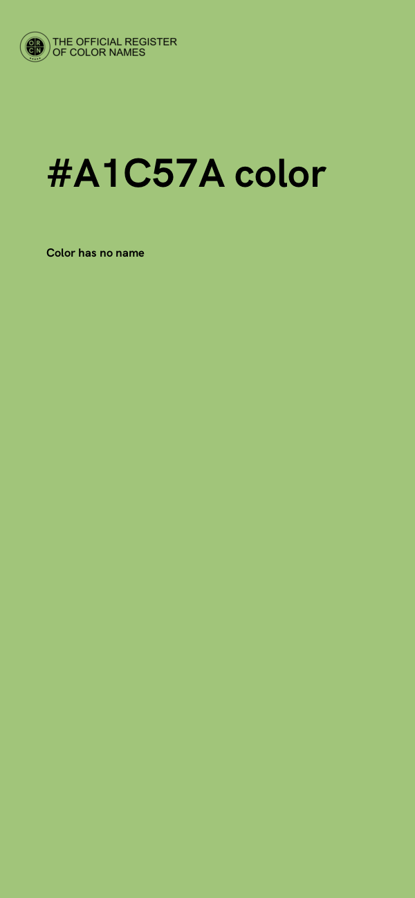 #A1C57A color image