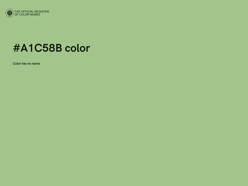 #A1C58B color image