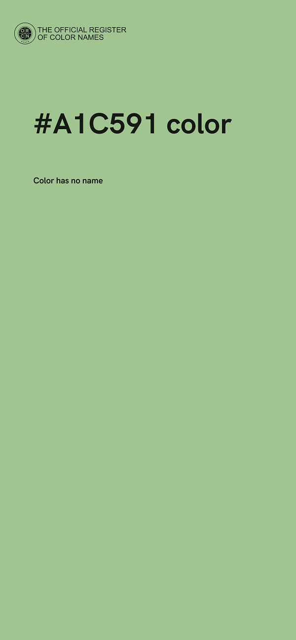#A1C591 color image