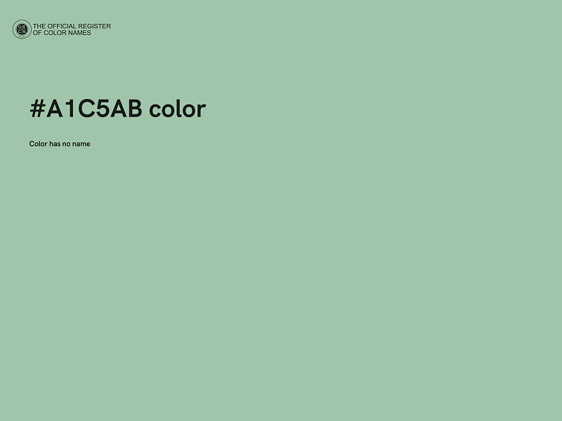 #A1C5AB color image