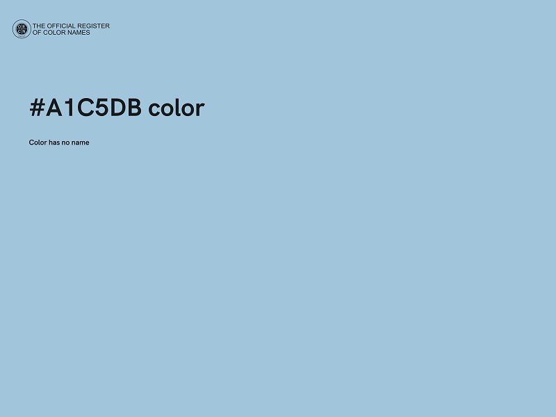 #A1C5DB color image