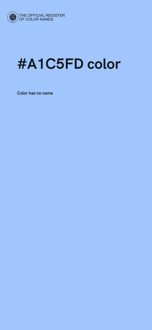 #A1C5FD color image