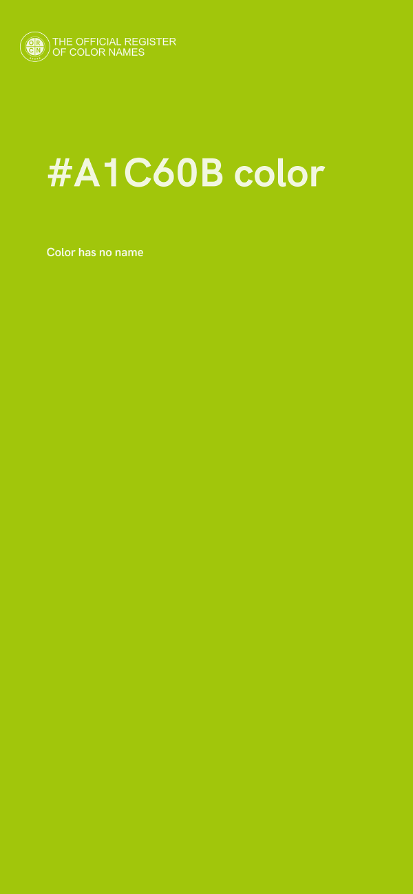 #A1C60B color image