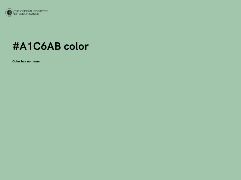 #A1C6AB color image