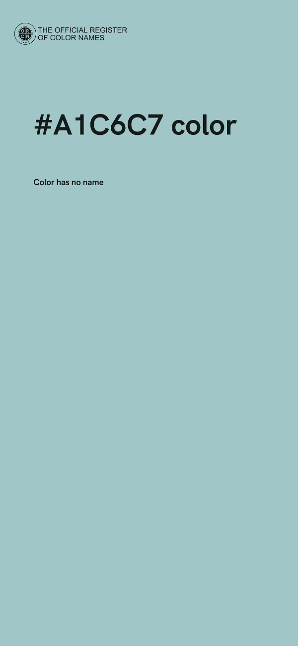#A1C6C7 color image