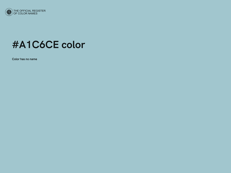 #A1C6CE color image