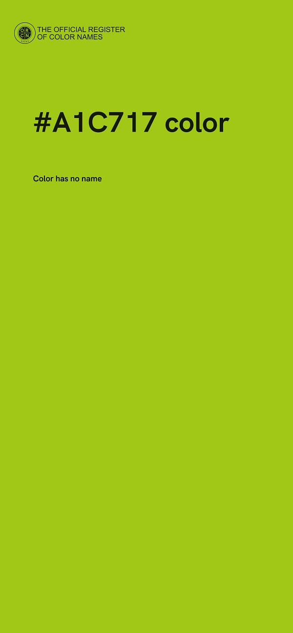 #A1C717 color image
