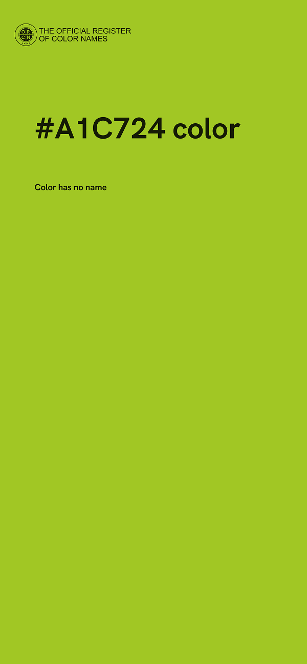 #A1C724 color image