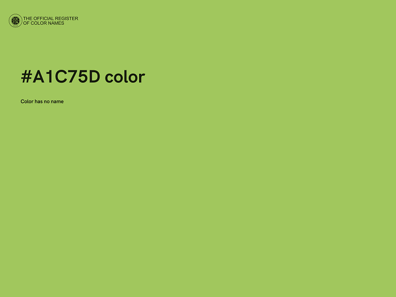 #A1C75D color image