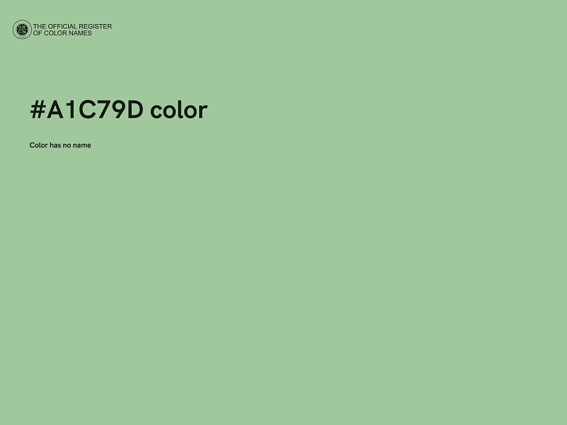 #A1C79D color image