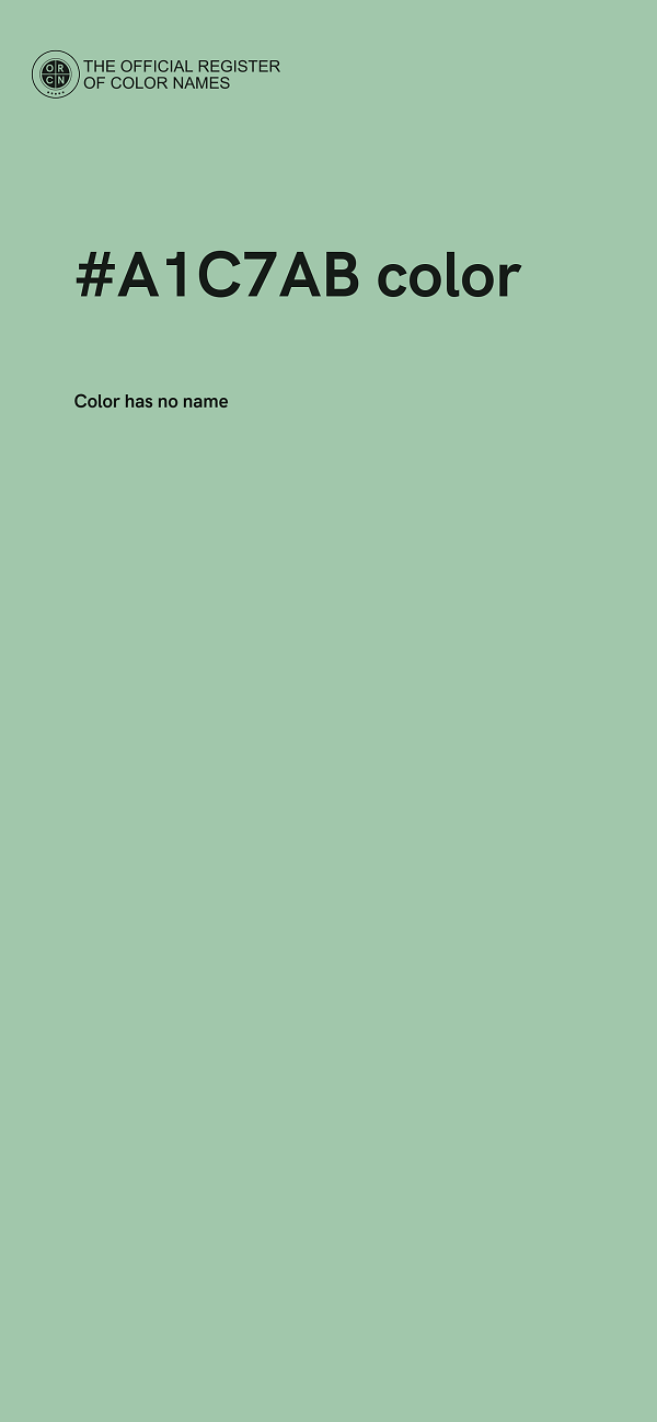 #A1C7AB color image