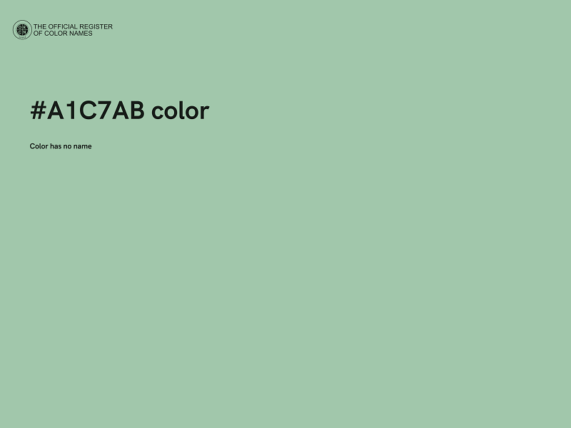 #A1C7AB color image