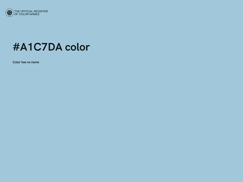 #A1C7DA color image