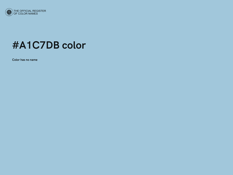 #A1C7DB color image