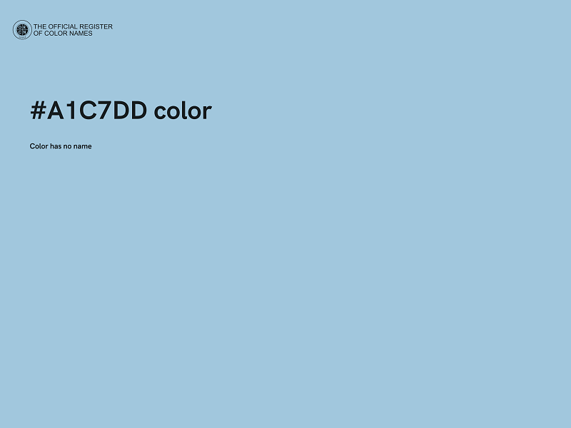 #A1C7DD color image
