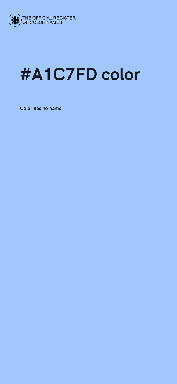 #A1C7FD color image
