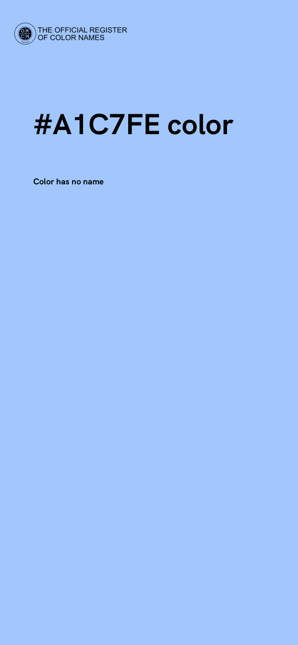 #A1C7FE color image