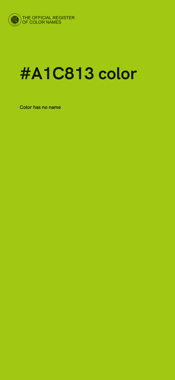 #A1C813 color image