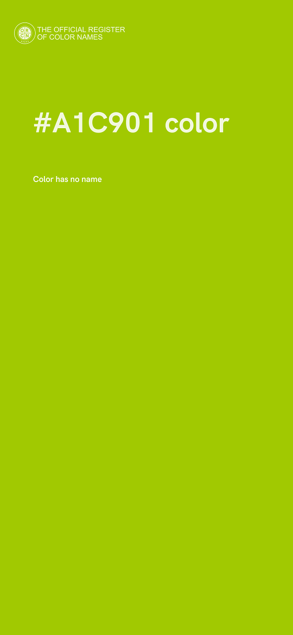 #A1C901 color image