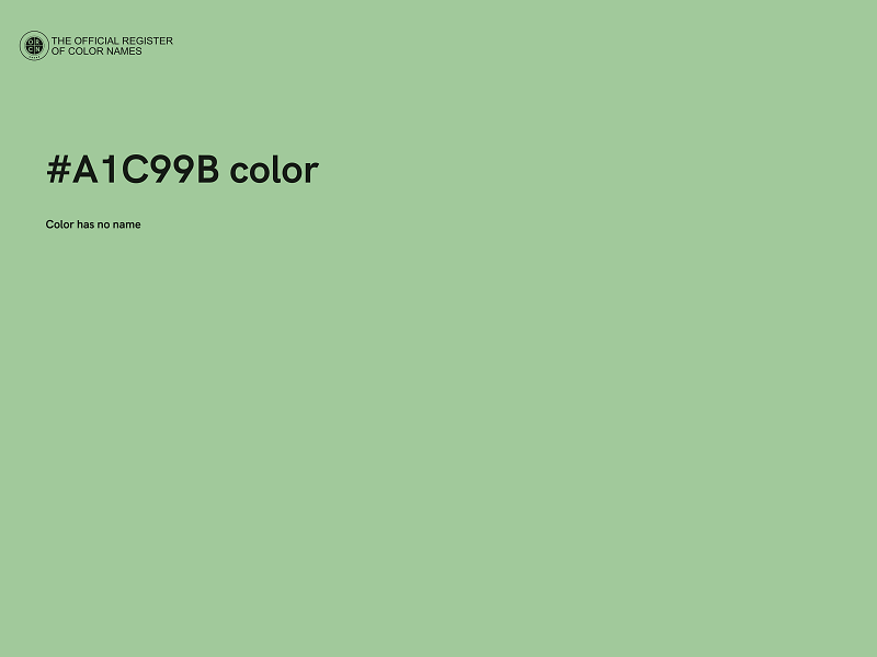 #A1C99B color image
