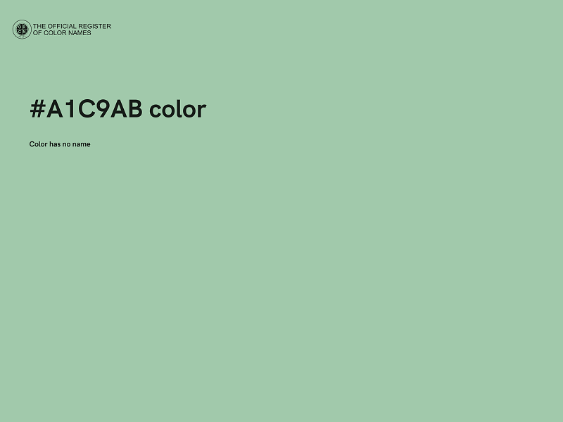 #A1C9AB color image