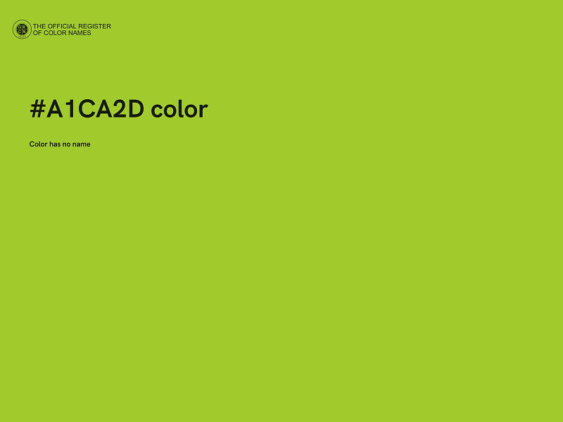#A1CA2D color image