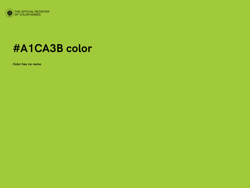 #A1CA3B color image