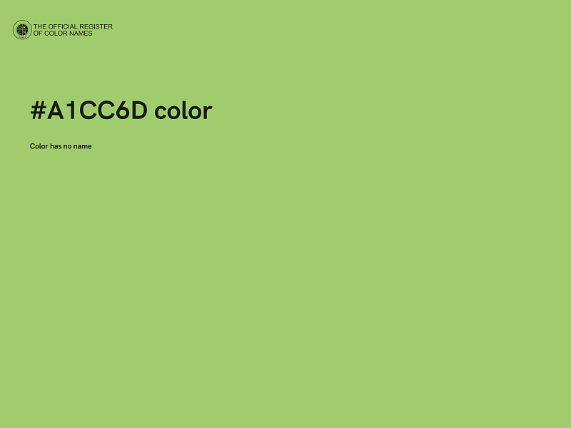#A1CC6D color image